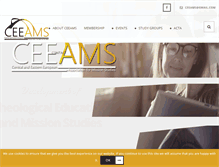 Tablet Screenshot of ceeams.org